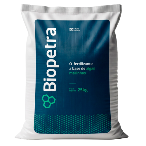 Fertilizante Biopetra à base de algas marinhas